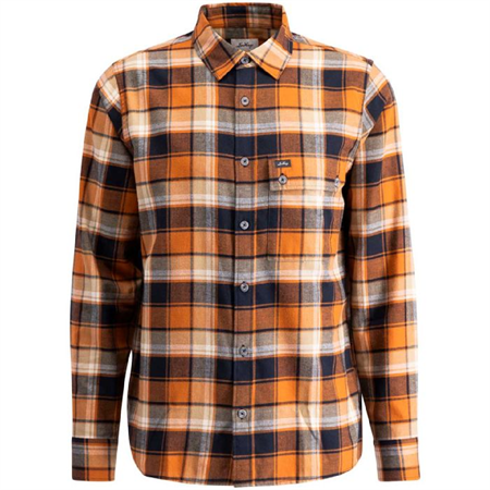 Järpen Plaid Flannel Shirt Orange